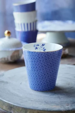 Kaffeetassen|Pip Studio Royal Stripes Tasse Tiles Blau