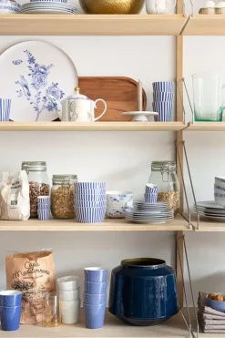 Kaffeetassen|Pip Studio Royal Stripes Tasse Tiles Blau