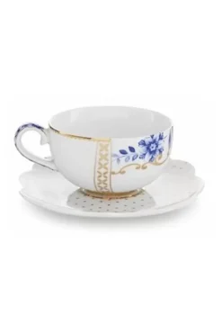 Tasse & Untertasse|Pip Studio Royal White Espresso Tasse & Untertasse