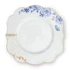 Frühstücksteller|Pip Studio Royal White Frühstücksteller Golden Dots 23,5 Cm
