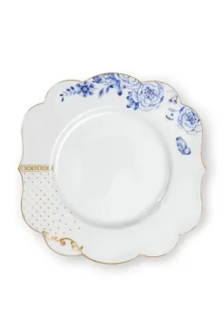 Frühstücksteller|Pip Studio Royal White Frühstücksteller Golden Dots 23,5 Cm