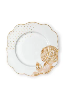 Gebäckteller|Pip Studio Royal White Gebäckteller 17 Cm