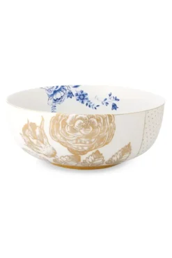 Salatschüsseln|Pip Studio Royal White Schale 23 Cm