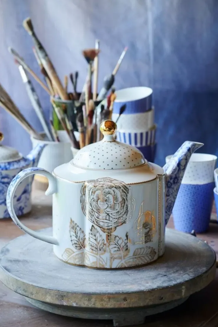 Teekannen|Pip Studio Royal White Teekanne Gross
