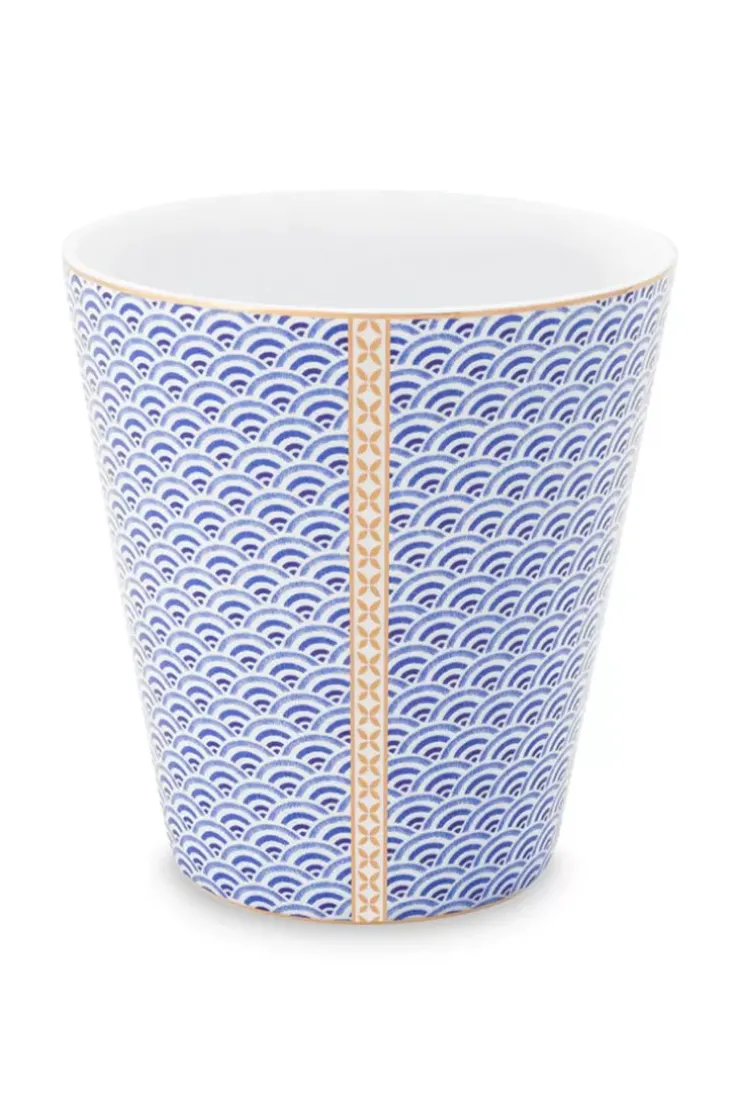 Kaffeetassen|Pip Studio Royal Yerseke Tasse Blau Welle