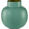 Grose Vasen|Pip Studio Runde Metall Vase 25 Cm Grun