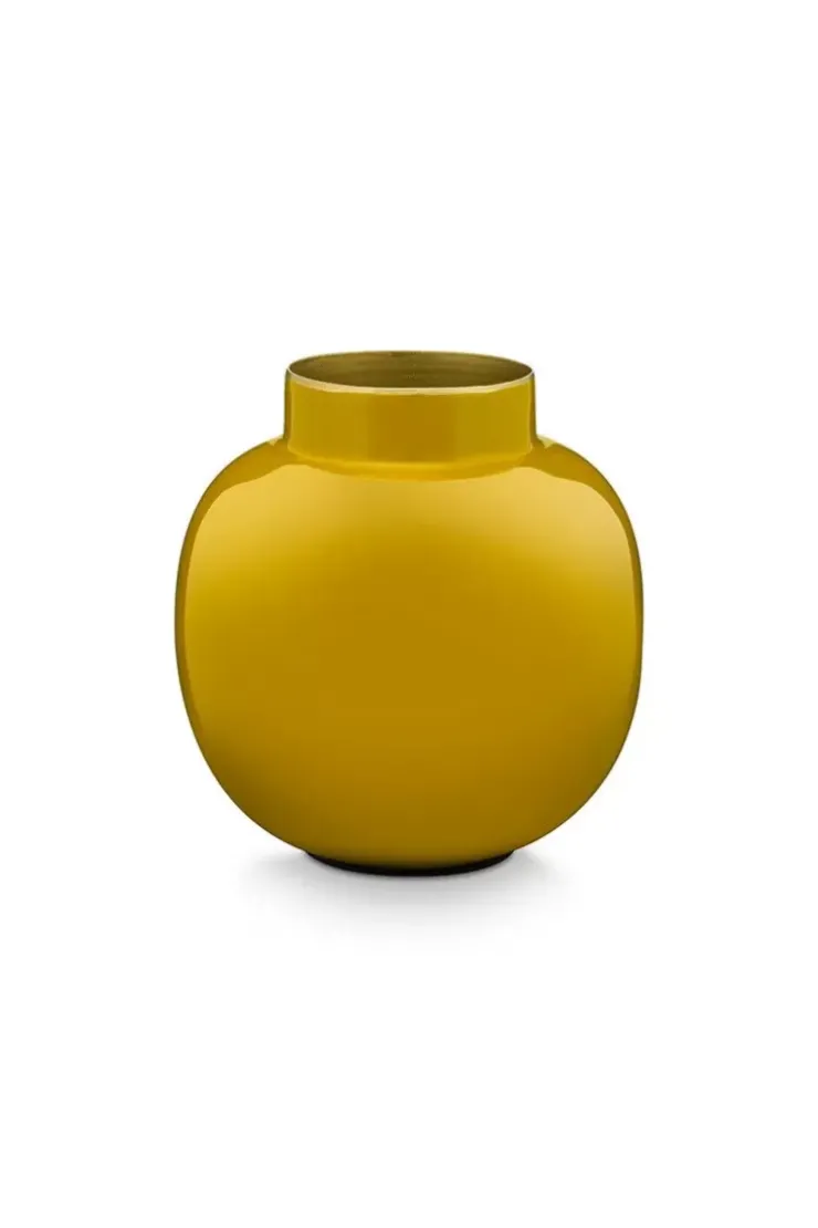 Sale Kleine Vasen|Pip Studio Runde Mini Vase 10 Cm Gelb