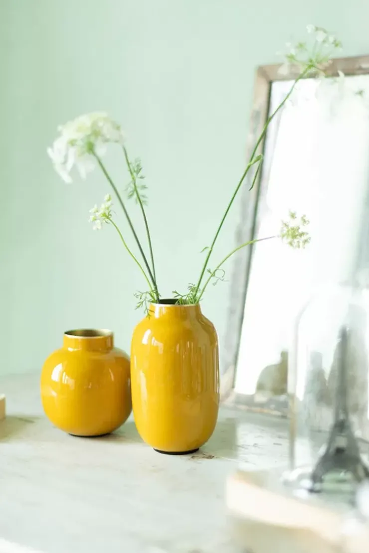 Sale Kleine Vasen|Pip Studio Runde Mini Vase 10 Cm Gelb