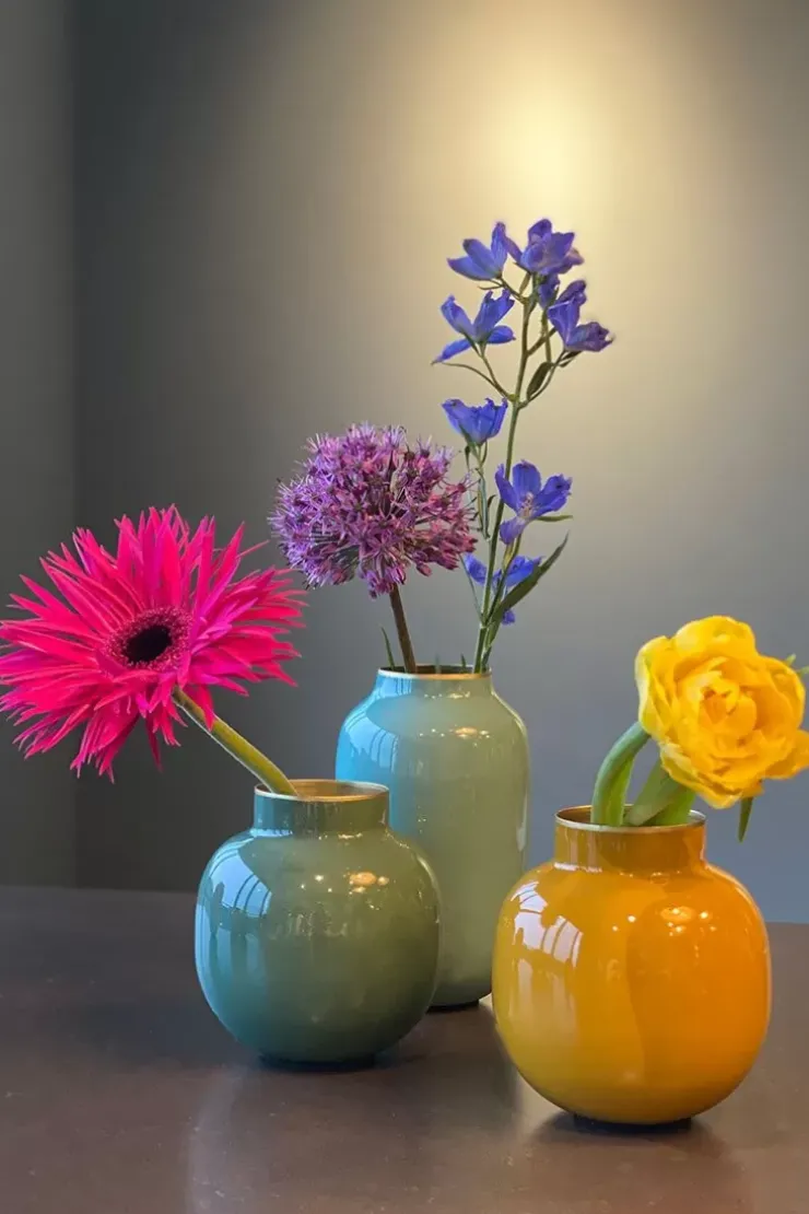 Sale Kleine Vasen|Pip Studio Runde Mini Vase 10 Cm Gelb