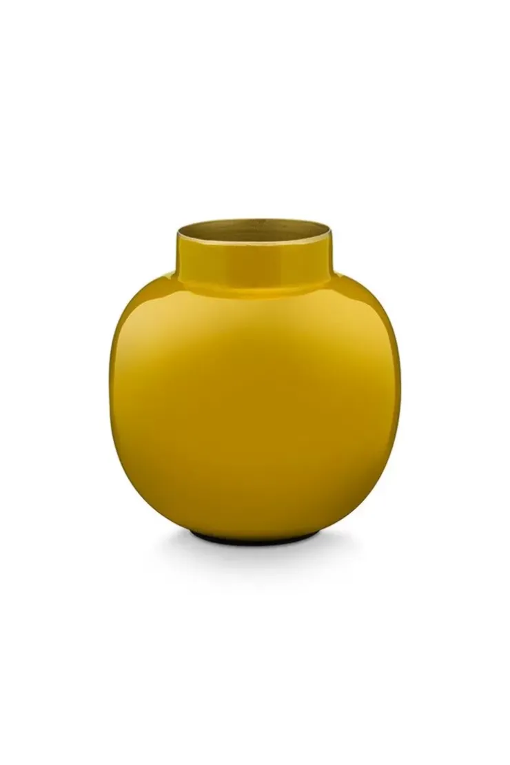 Sale Kleine Vasen|Pip Studio Runde Mini Vase 10 Cm Gelb