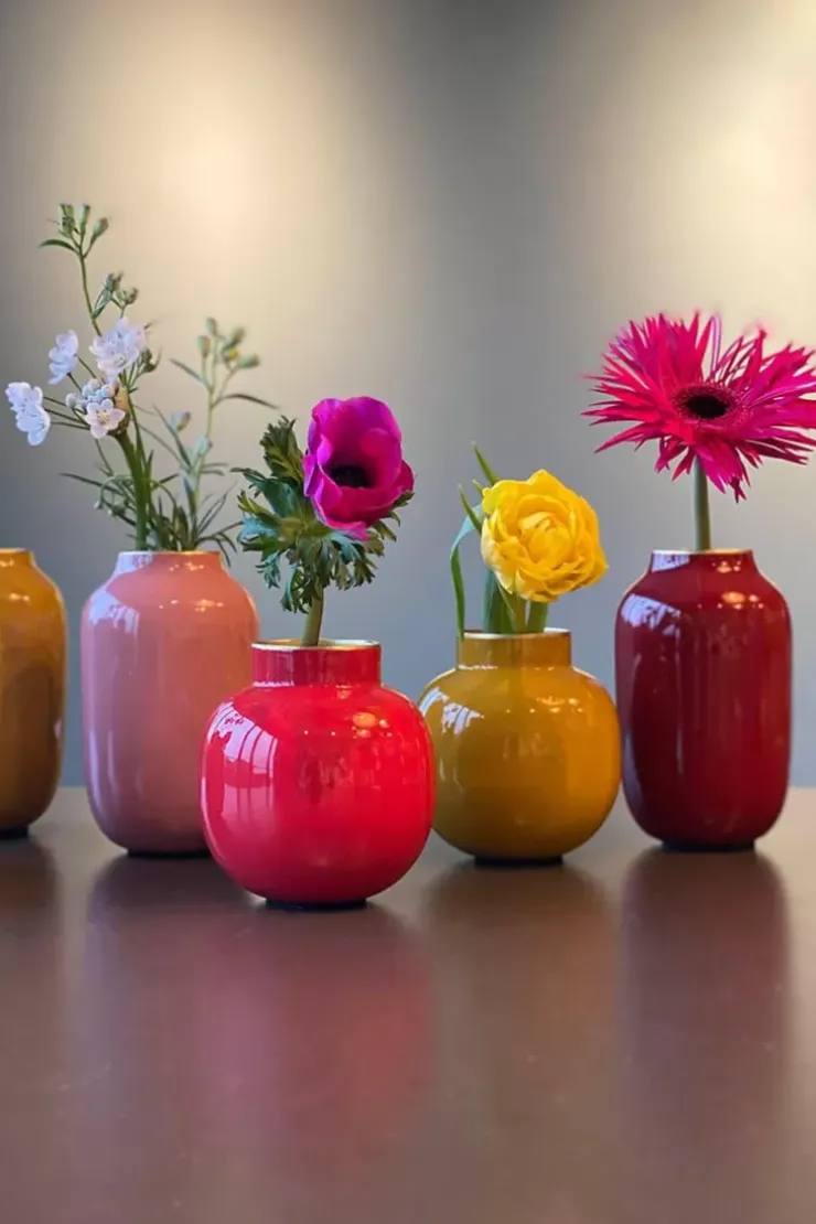 Sale Kleine Vasen|Pip Studio Runde Mini Vase 10 Cm Gelb