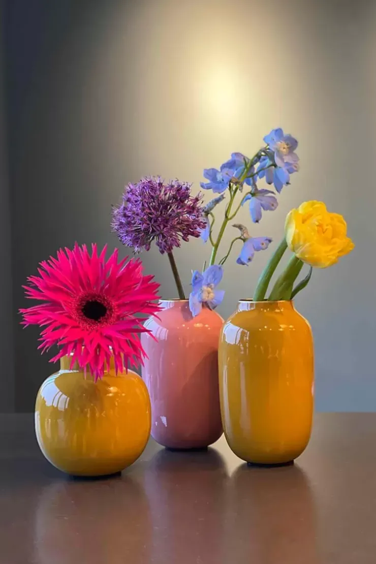 Sale Kleine Vasen|Pip Studio Runde Mini Vase 10 Cm Gelb