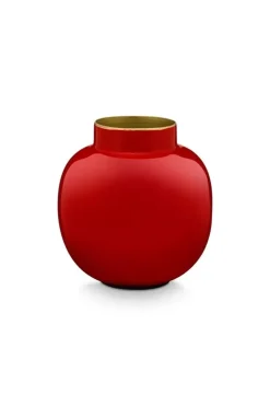 Sale Kleine Vasen|Pip Studio Runde Mini Vase 10 Cm Rot