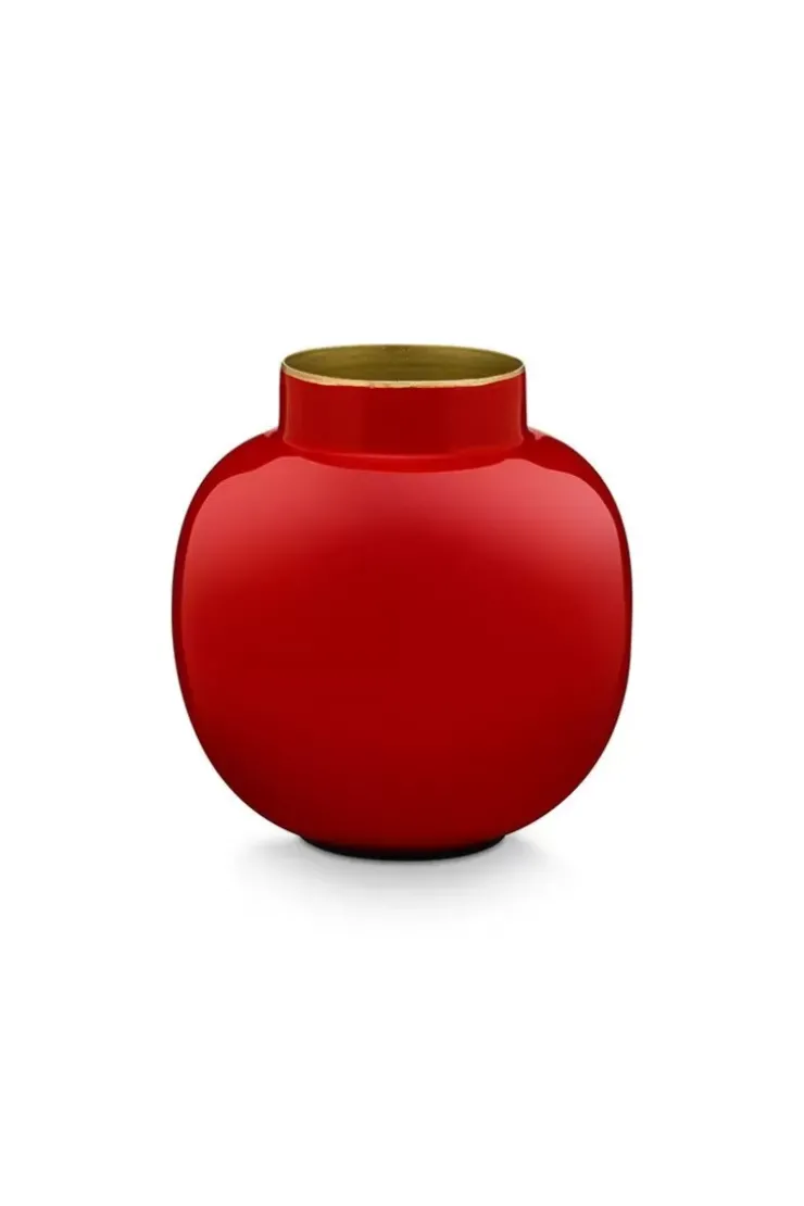 Sale Kleine Vasen|Pip Studio Runde Mini Vase 10 Cm Rot