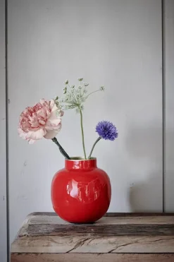 Sale Kleine Vasen|Pip Studio Runde Mini Vase 10 Cm Rot