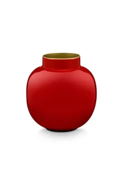 Sale Kleine Vasen|Pip Studio Runde Mini Vase 10 Cm Rot