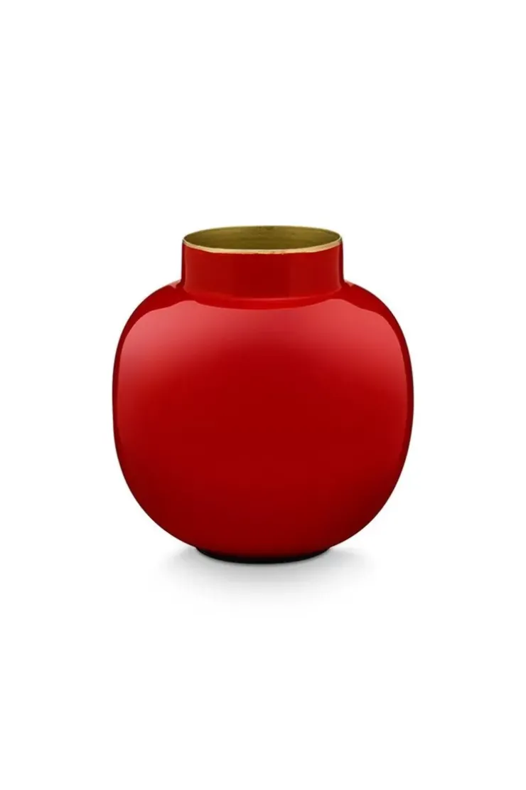 Sale Kleine Vasen|Pip Studio Runde Mini Vase 10 Cm Rot