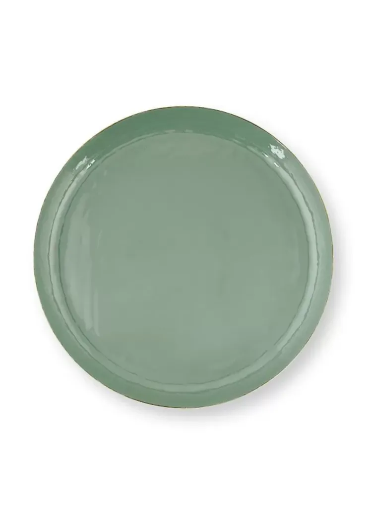 Schale Und Tabletts|Pip Studio Schale Emailliert 40 Cm Grun