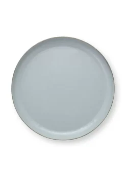 Schale Und Tabletts|Pip Studio Schale Emailliert Hell 30 Cm Blau