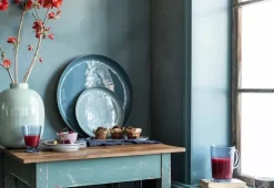 Schale Und Tabletts|Pip Studio Schale Emailliert Hell 30 Cm Blau