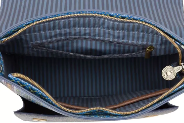 Ümhangetaschen|Pip Studio Schultertasche Clover Blau
