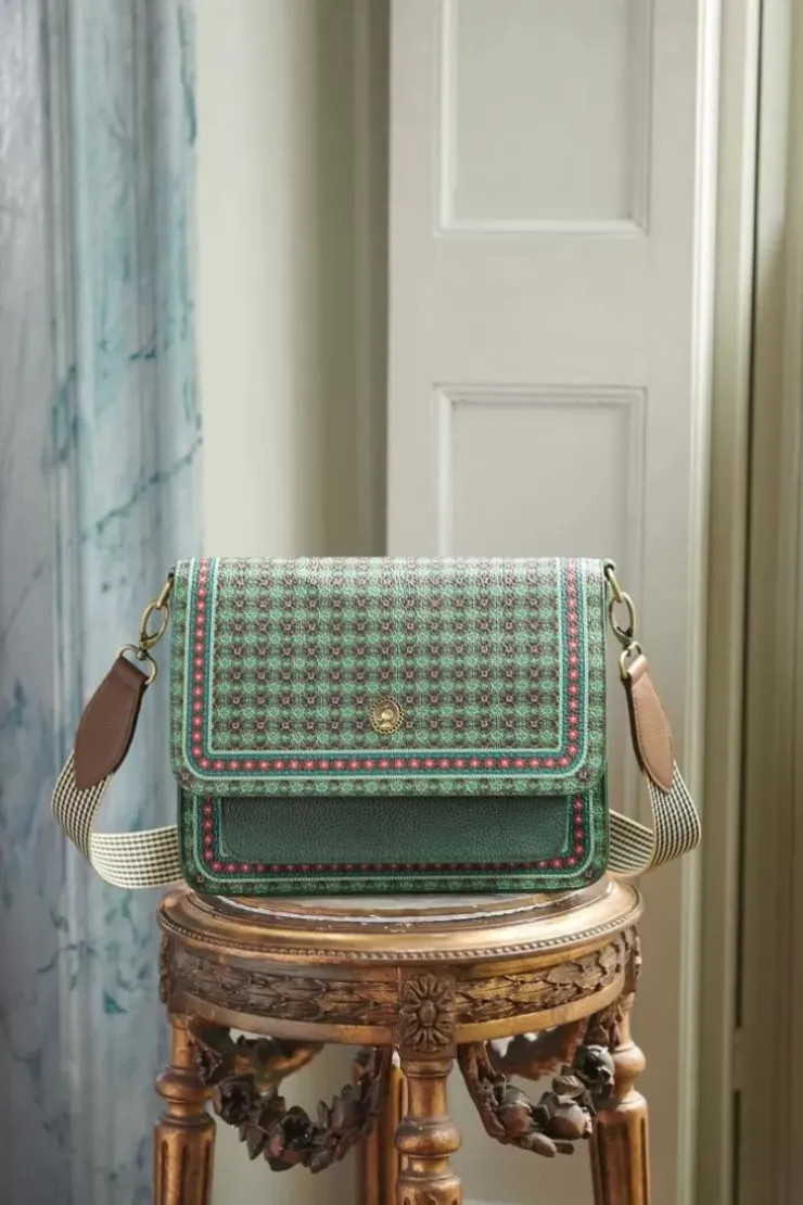 Ümhangetaschen|Pip Studio Schultertasche Clover Grun