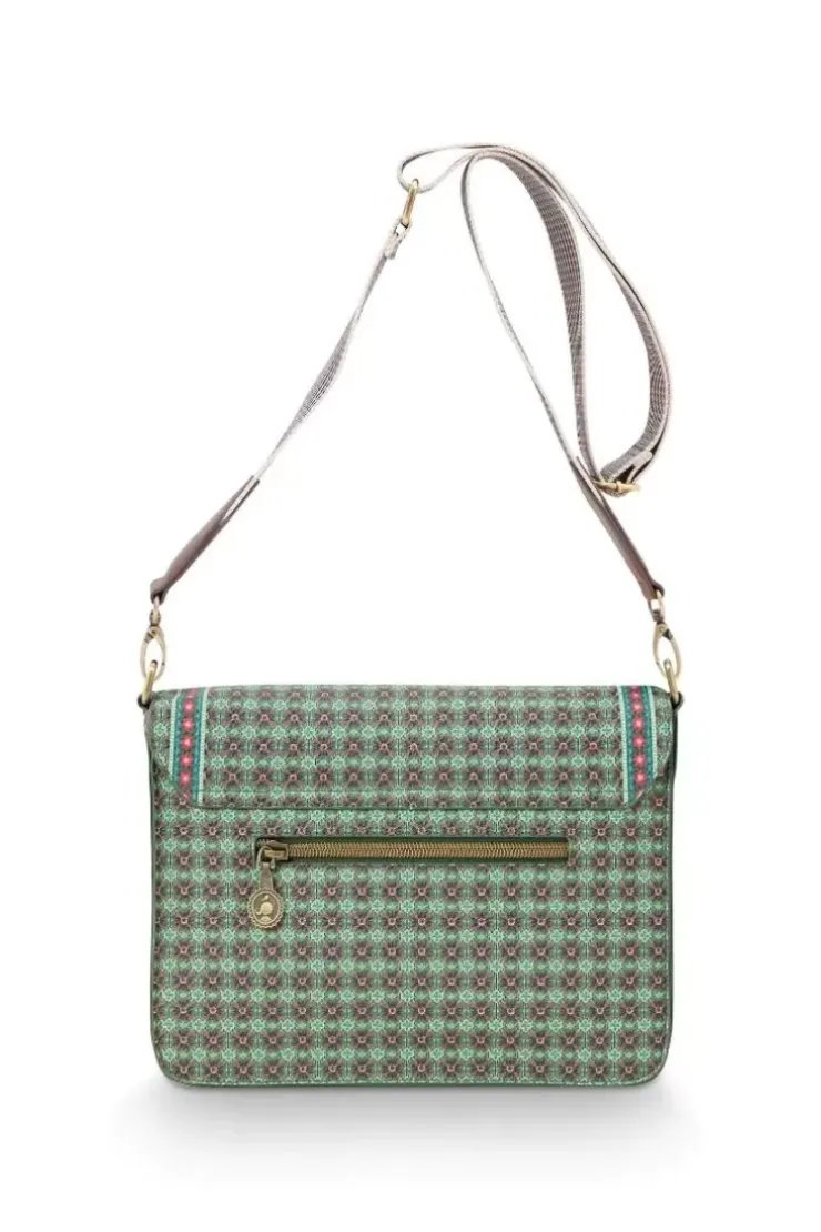 Ümhangetaschen|Pip Studio Schultertasche Clover Grun