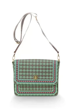 Ümhangetaschen|Pip Studio Schultertasche Klein Clover Grun