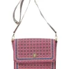 Ümhangetaschen|Pip Studio Schultertasche Klein Clover Rosa