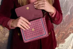 Ümhangetaschen|Pip Studio Schultertasche Klein Clover Rosa