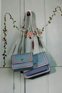 Ümhangetaschen|Pip Studio Schultertasche Klein Clover Blau