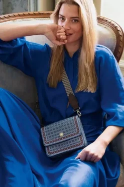 Ümhangetaschen|Pip Studio Schultertasche Klein Clover Blau