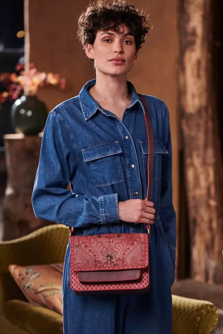 Ümhangetaschen|Pip Studio Schultertasche Kyoto Festival Dunkel Rosa