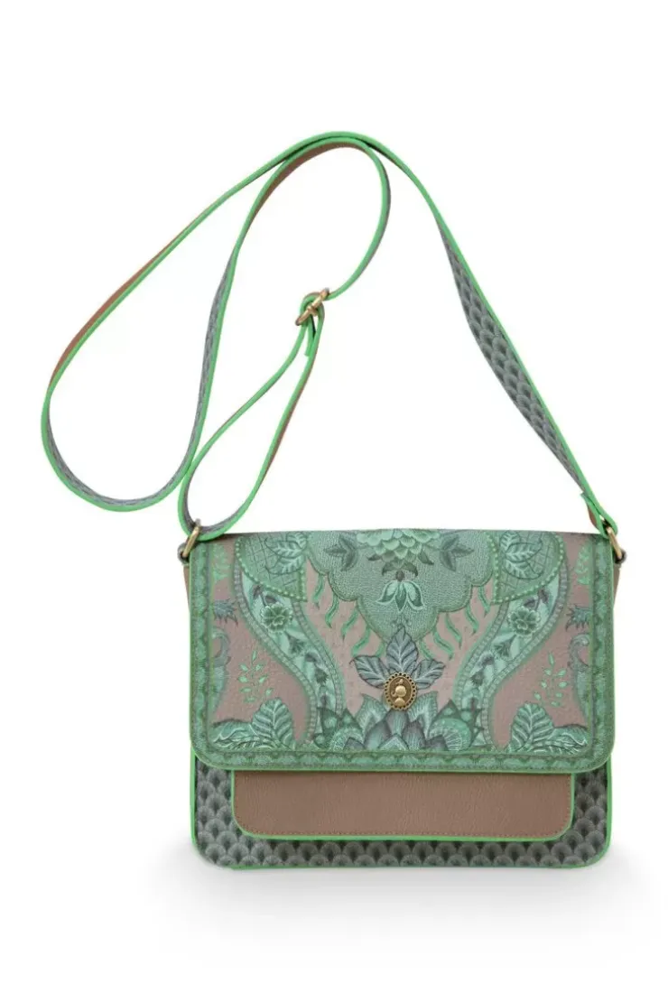 Ümhangetaschen|Pip Studio Schultertasche Kyoto Festival Grun