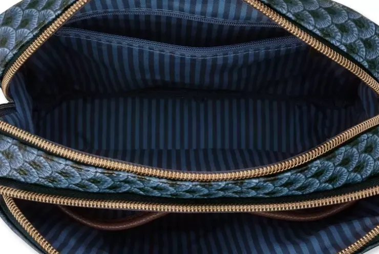 Ümhangetaschen|Pip Studio Schultertasche Medium Kyoto Festival Blau