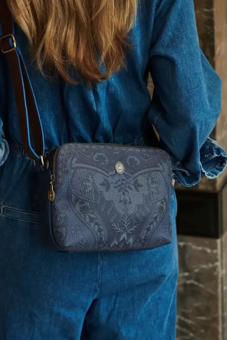 Ümhangetaschen|Pip Studio Schultertasche Medium Kyoto Festival Blau