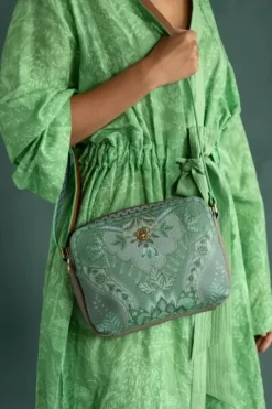 Ümhangetaschen|Pip Studio Schultertasche Medium Kyoto Festival Grun