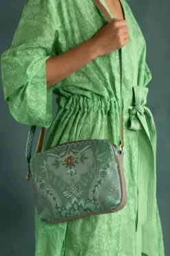 Ümhangetaschen|Pip Studio Schultertasche Medium Kyoto Festival Grun