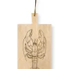 Schale Und Tabletts|Pip Studio Servierbrett Rechteckig Holz Hummer Khaki