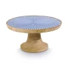 Tortenteller|Pip Studio Servierschale Weis/Blau 22 Cm