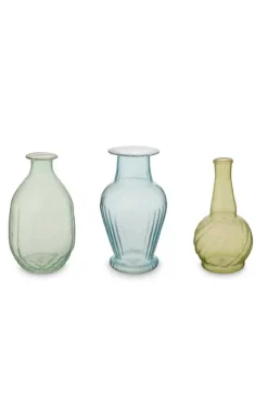 Sale Sets|Pip Studio Set/3 Vasen Glas M Grun