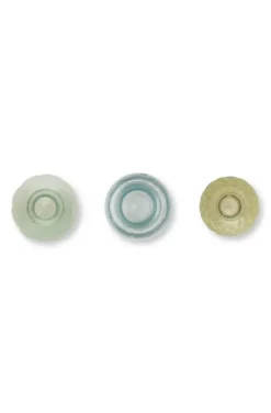 Sale Sets|Pip Studio Set/3 Vasen Glas M Grun