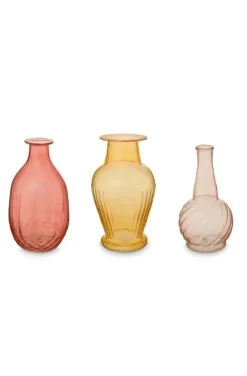Sale Sets|Pip Studio Set/3 Vasen Glas M Rosa