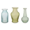 Sale Sets|Pip Studio Set/3 Vasen Glas S Grun
