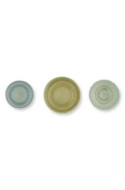 Sale Sets|Pip Studio Set/3 Vasen Glas S Grun