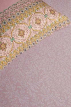 Laken|Pip Studio Spannbettlaken Leafy Rosa