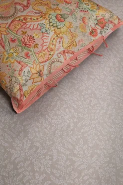 Laken|Pip Studio Spannbettlaken Leafy Khaki Beige