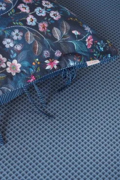 Laken|Pip Studio Spannbettlaken Suki Dunkel Blau
