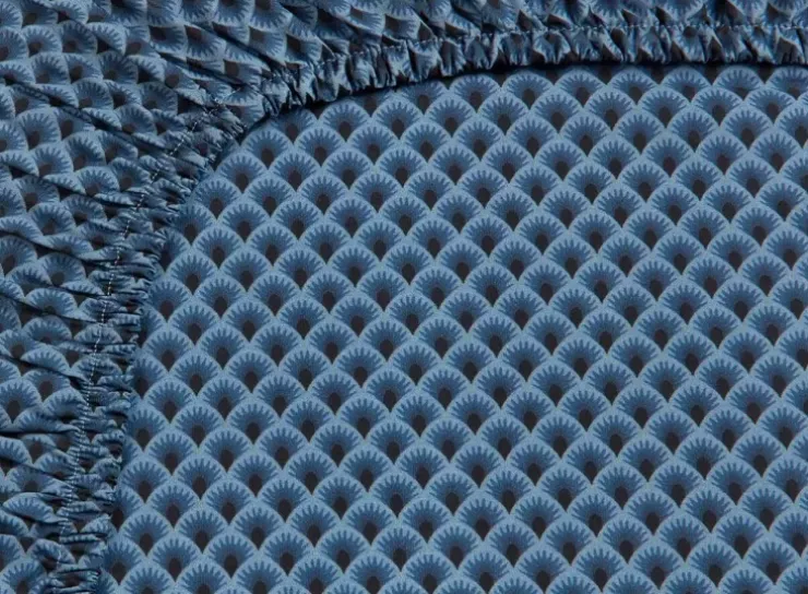 Laken|Pip Studio Spannbettlaken Suki Dunkel Blau