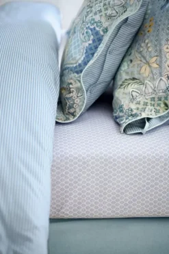 Laken|Pip Studio Spannbettlaken Thousand Leaves Blau